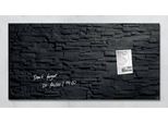Sigel GL169 Lavagna Magnetica In Vetro Artverum - Design Ardesia, 48 X 48 Cm