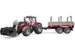 Bruder Caricatore Frontale Massey Ferguson 7480. 02046