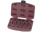 Kraftwerk Kra 3057 Set Di 11 Estrattori Per Viti Rotte 3/8"+1/2"", 11 Pezzi."