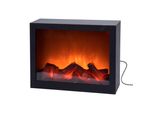 Caminetto Elettrico Led Decorazione Natalizia, 29 X 23 Cm
