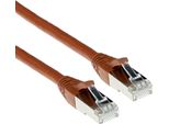 Act FB2251 Cavo Di Rete 1,5 M Cat6A S/Ftp (S-STP) Marrone (FB2251)