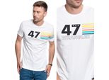 Wrangler Uomo, Maglietta Ss Rainbow Tee, M, Bianco, Sport, Tshirt, Camicia