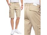 Wrangler Uomo, Pantaloncini Cargo Shorts, Vestibilità Regolare, W31, Beige, Pantaloncini, Pantaloni,