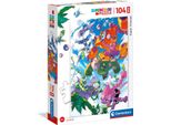 Clementoni Puzzle 104 Pezzi Maxi Superkolor Friends 23754