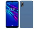 Custodia Huawei Y6 Pro 2019, Custodia In Silicone Liquido Protettiva Resistente Agli Urti E Ai Graffi Per Huawei Y6 Pro 2019 Blu