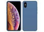 Custodia Per Iphone Xs Max, Custodia Protettiva In Silicone Liquido Resistente Agli Urti E Ai Graffi Per Iphone Xs Max Blu