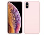 Custodia Per Iphone Xs Max, Custodia Protettiva In Silicone Liquido Resistente Agli Urti E Ai Graffi Per Iphone Xs Max Rosa