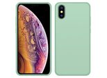 Custodia Iphone Xs, Custodia In Silicone Liquido Custodia Protettiva Resistente Agli Urti E Ai Graffi Per Iphone Xs Verde
