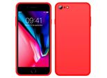 Custodia Per Iphone 8, Custodia Protettiva In Silicone Liquido Resistente Agli Urti E Ai Graffi Per Iphone 7 / Iphone 8 Rosso