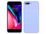 Custodia Per Iphone 8 Plus, Custodia Protettiva In Silicone Liquido Resistente Agli Urti E Ai Graffi Per Iphone 7 Plus / 8 Plus Viola