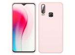 Custodia Vivo Y3, Custodia Protettiva In Silicone Liquido Resistente Agli Urti E Ai Graffi Per Vivo Y3 Rosa