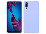 Custodia Huawei P20, Custodia Protettiva In Silicone Liquido Resistente Agli Urti E Ai Graffi Per Huawei P20 Purple