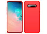 Custodia Galaxy S10 Plus, Custodia In Silicone Liquido Resistente Agli Urti E Ai Graffi Per Samsung Galaxy S10 Plus Rosso