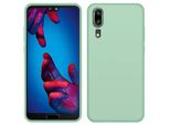 Custodia Huawei P20, Custodia Protettiva In Silicone Liquido Resistente Agli Urti E Ai Graffi Per Huawei P20 Verde