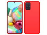 Custodia Galaxy A71, Custodia In Silicone Liquido Resistente Agli Urti E Ai Graffi Per Samsung Galaxy A71 Rosso