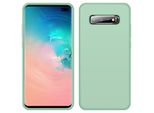 Custodia Galaxy S10 Plus, Custodia In Silicone Liquido Resistente Agli Urti E Ai Graffi Per Samsung Galaxy S10 Plus Verde