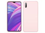 Custodia Vivo Y7S, Custodia Protettiva In Silicone Liquido Resistente Agli Urti E Ai Graffi Per Vivo Y7S Rosa