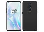 Custodia Oneplus 8, Custodia Protettiva In Silicone Liquido Resistente Agli Urti E Ai Graffi Per Oneplus 8 Nero