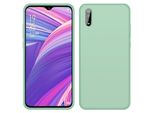 Custodia Vivo Y7S, Custodia Protettiva In Silicone Liquido Resistente Agli Urti E Ai Graffi Per Vivo Y7S Verde