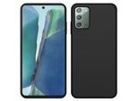 Custodia Galaxy Note 20, Custodia In Silicone Liquido Resistente Agli Urti E Ai Graffi Per Samsung Galaxy Note 20 Nero