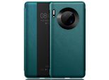 Huawei Mate 30 Case, Slim Business Smart View Smart Wake Up/Sleep Flip Cover Custodia Protettiva In Pelle Per Huawei Mate 30 Verde