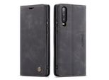 Custodia Huawei P30, Custodia Retrò In Finto Cuoio, Tasche Per Carte, Chiusura Magnetica, Custodia Con Funzione Stand Per Huawei P30 Nero