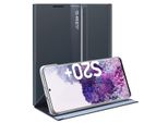 Custodia Galaxy S20 Plus, Custodia Sottile In Pelle Con Finestra E Supporto Per Samsung Galaxy S20 Plus Blu Navy