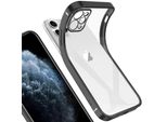 Iphone 11 Pro Max Case, Leggero Trasparente Gel Tpu Silicone Silicone Square Cover Frame Custodia Protettiva Per Iphone 11 Pro Max Nero