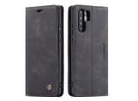 Custodia Huawei P30 Pro, Custodia Retrò In Finto Cuoio, Tasche Per Carte, Chiusura Magnetica, Custodia Con Funzione Stand Per Huawei P30 Pro Nero