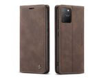 Custodia Galaxy S10 Lite, Custodia Retrò In Finto Cuoio, Tasche Per Carte, Chiusura Magnetica, Custodia Con Funzione Stand Per Samsung Galaxy S10 Lite Caffè