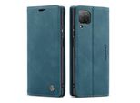 Custodia Huawei P40 Lite, Custodia Retrò In Finto Cuoio, Tasche Per Carte, Chiusura Magnetica, Custodia Con Funzione Stand Per Huawei P40 Lite Blu