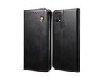 Custodia Per Oppo A15 4G, Portafoglio In Pelle Flip Case Con Funzione Stand Nero