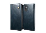 Custodia Per Oneplus 9, Custodia In Pelle Flip Wallet Con Funzione Stand Blu