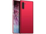 Custodia Galaxy Note 10, Sottile Pc Opaco Anti-Impronta Protettiva Per Samsung Galaxy Note 10 Rosso