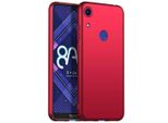 Huawei Y6 2019 Custodia, Sottile Pc Opaco Anti-Impronta Protettiva Per Huawei Y6 2019 Rosso