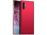 Custodia Galaxy Note 10+, Sottile Pc Opaco Anti-Impronta Protettiva Per Samsung Galaxy Note 10 Plus / Note 10+ 5G Rosso