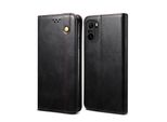 Custodia Per Xiaomi Redmi K40 / K40 Pro, Custodia In Pelle Flip Wallet Con Funzione Stand Nero