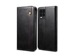 Custodia Per Oppo Realme 8 / Realme 8 Pro, Custodia In Pelle Flip Wallet Con Funzione Stand Nero