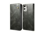 Custodia Per Oneplus 9 Pro, Custodia In Pelle Flip Wallet Con Funzione Stand Verde
