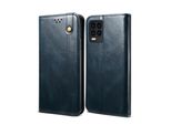 Custodia Per Oppo Realme 8 / Realme 8 Pro, Custodia Flip In Pelle Con Funzione Stand Blu