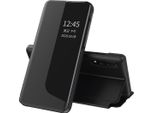 Custodia Per Huawei P20 Pro, Smart View Window Flip Stand Custodia Protettiva In Finto Cuoio Per Huawei P20 Pro Nero
