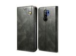 Custodia Per Xiaomi Redmi 9, Portafoglio In Pelle Flip Case Con Funzione Stand Verde