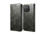 Custodia Per Xiaomi Mi 11 Pro, Custodia In Pelle Flip Wallet Con Funzione Stand Verde