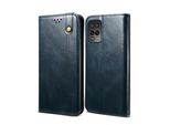 Custodia Per Oppo A54 4G, Portafoglio In Pelle Flip Case Con Funzione Stand Blu