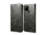 Custodia Per Oppo Realme C21, Portafoglio In Pelle Flip Case Con Funzione Di Stand Verde