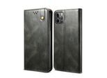 Custodia Per Iphone 12 Pro, Custodia In Pelle Flip Wallet Con Funzione Stand Verde