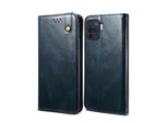 Custodia Per Oppo A94 4G, Portafoglio In Pelle Flip Case Con Funzione Stand Blu