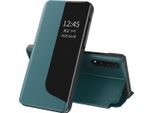 Custodia Per Huawei P20 Pro, Smart View Window Flip Stand Custodia Protettiva In Finto Cuoio Per Huawei P20 Pro Verde