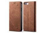 Custodia Per Iphone 8 Plus, Custodia In Pelle A Portafoglio Con Chiusura Magnetica E Funzione Stand Per Iphone 6 Plus / 6S Plus / 7 Plus / 8 Plus Marrone