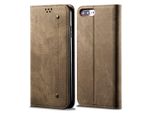 Custodia Per Iphone 8 Plus, Custodia In Pelle A Portafoglio Con Chiusura Magnetica E Funzione Stand Per Iphone 6 Plus / 6S Plus / 7 Plus / 8 Plus Khaki